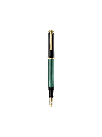 PELIKAN | Pluma estilográfica Souverän M400 Negro Verde Fina | 